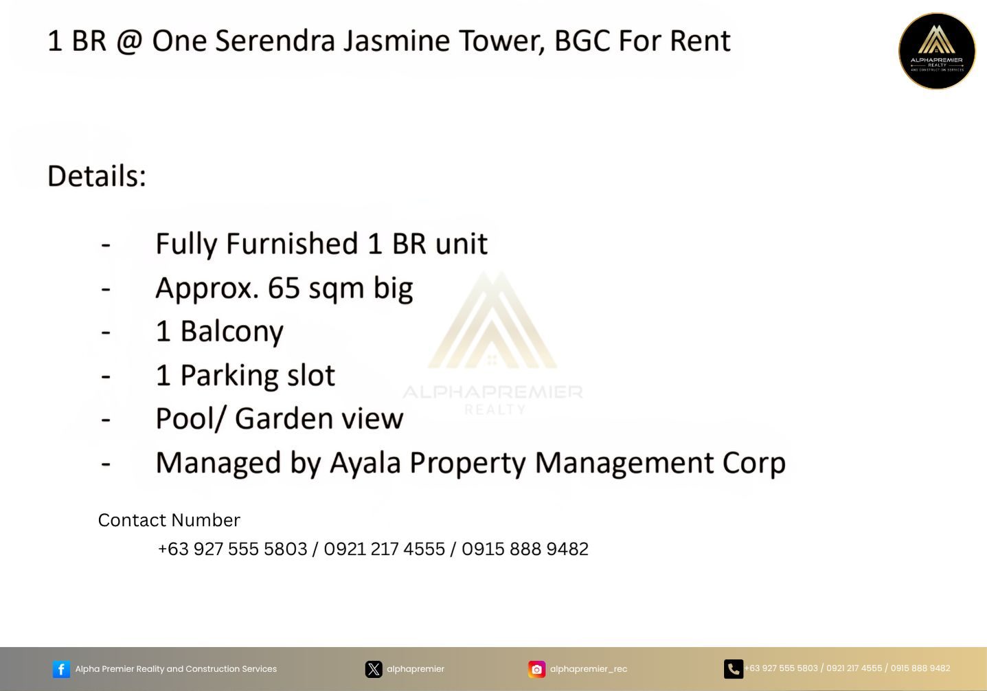 Lot for Lease in Serendra, photo 8